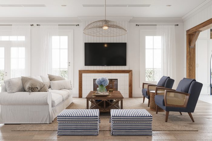 Thiết kế nội thất biệt thự theo phong cách coastal design style