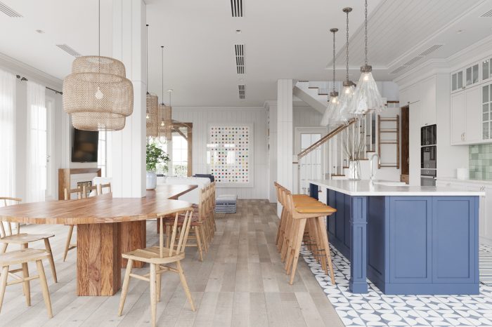 Thiết kế nội thất biệt thự theo phong cách coastal design style